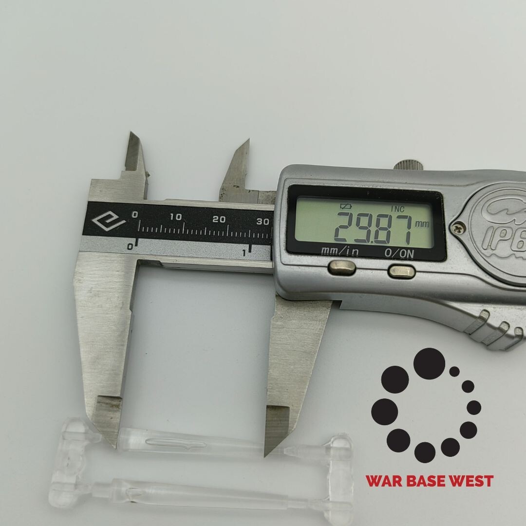 Lot Of 3 60mm Large Round Flying Bases + Stems Used For Warhammer 40K & AoS