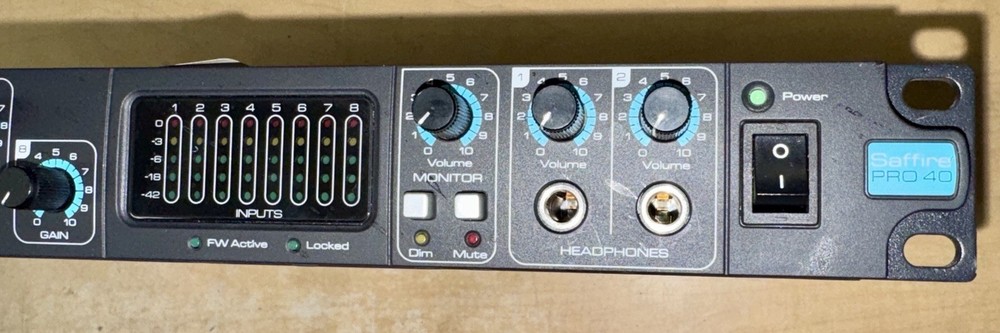 Focusrite Saffire PRO 40 Digital Recording Interface With Cable