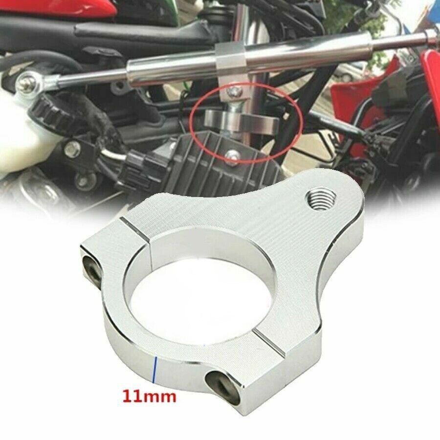 33mm Motorcycle Aluminium Steering Damper Fork Frame Mounting Clamp Bracket