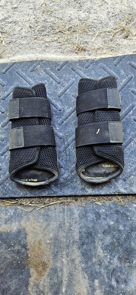 Medium Back On Track Splint Boots (Brush Boot) Black