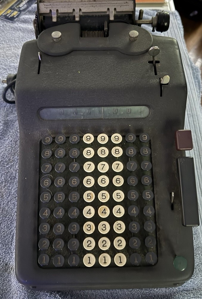 Vintage Allen Wales Adding Machine