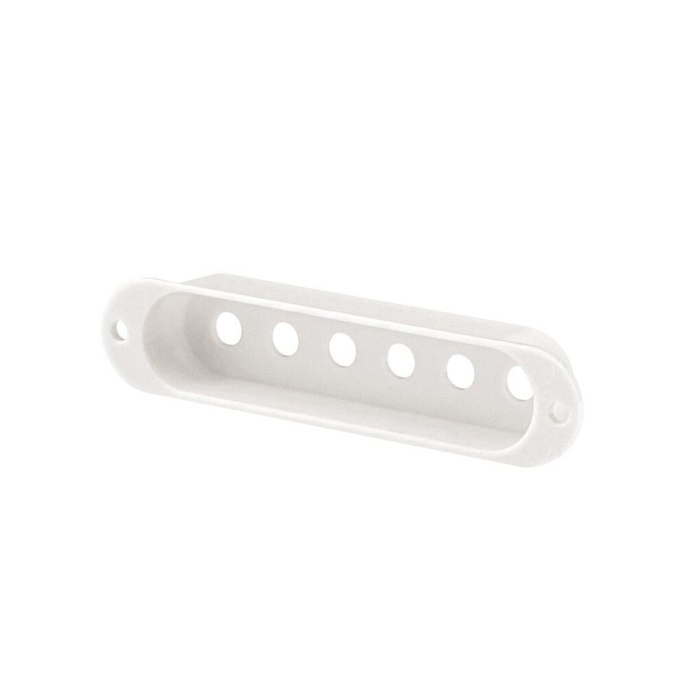 White ST SSS Guitar Pickup Covers 2T 1V Knobs Tremolo Bar Tip Switch Tip Cap