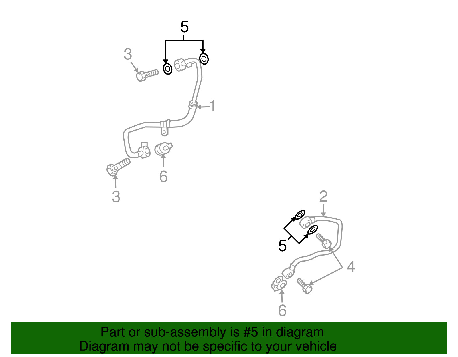 Genuine Lexus Engine Oil Cooler Gasket 90430-16012