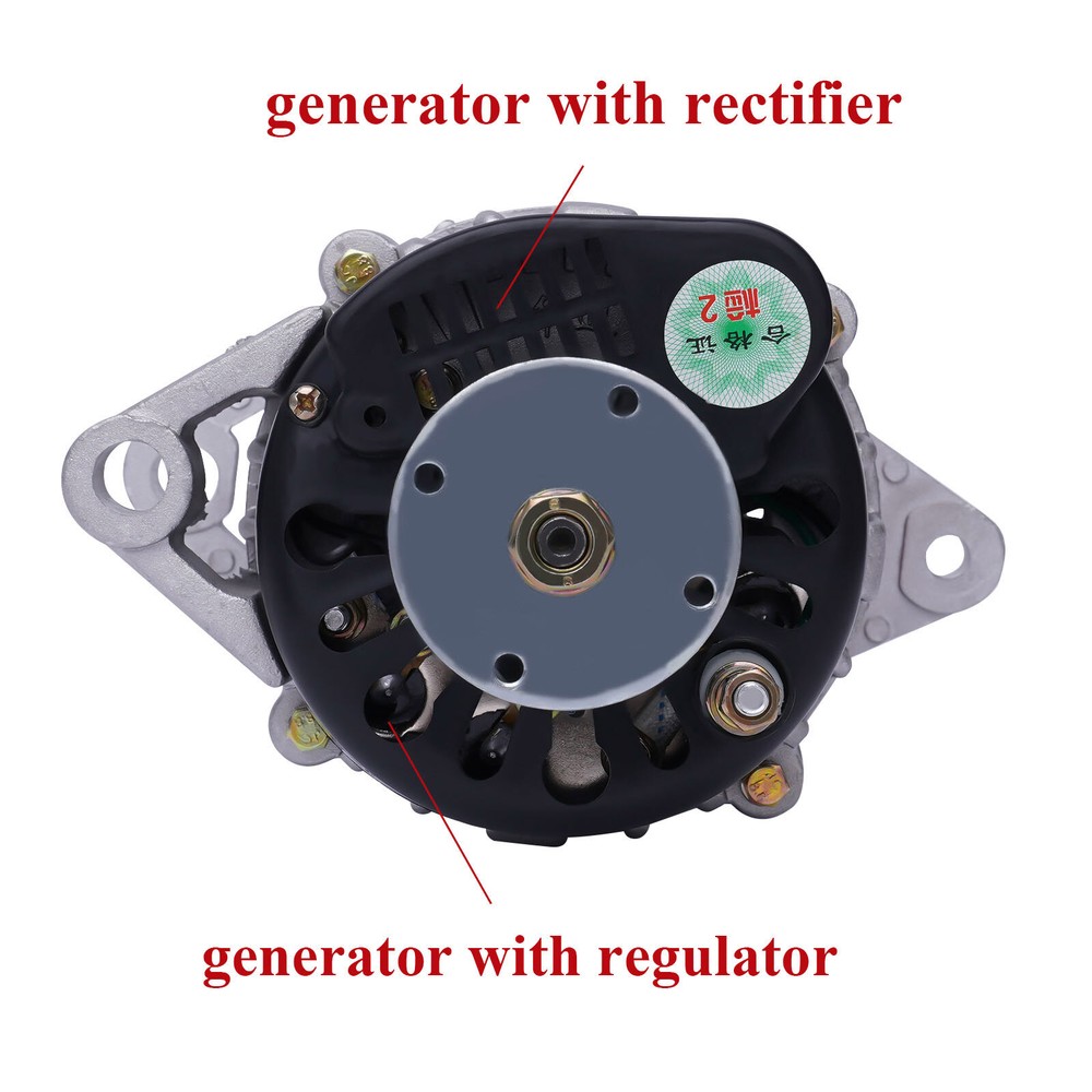 2000W Permanent Magnet Synchronous Generator DC 24V Dual Wheel Generator Copper