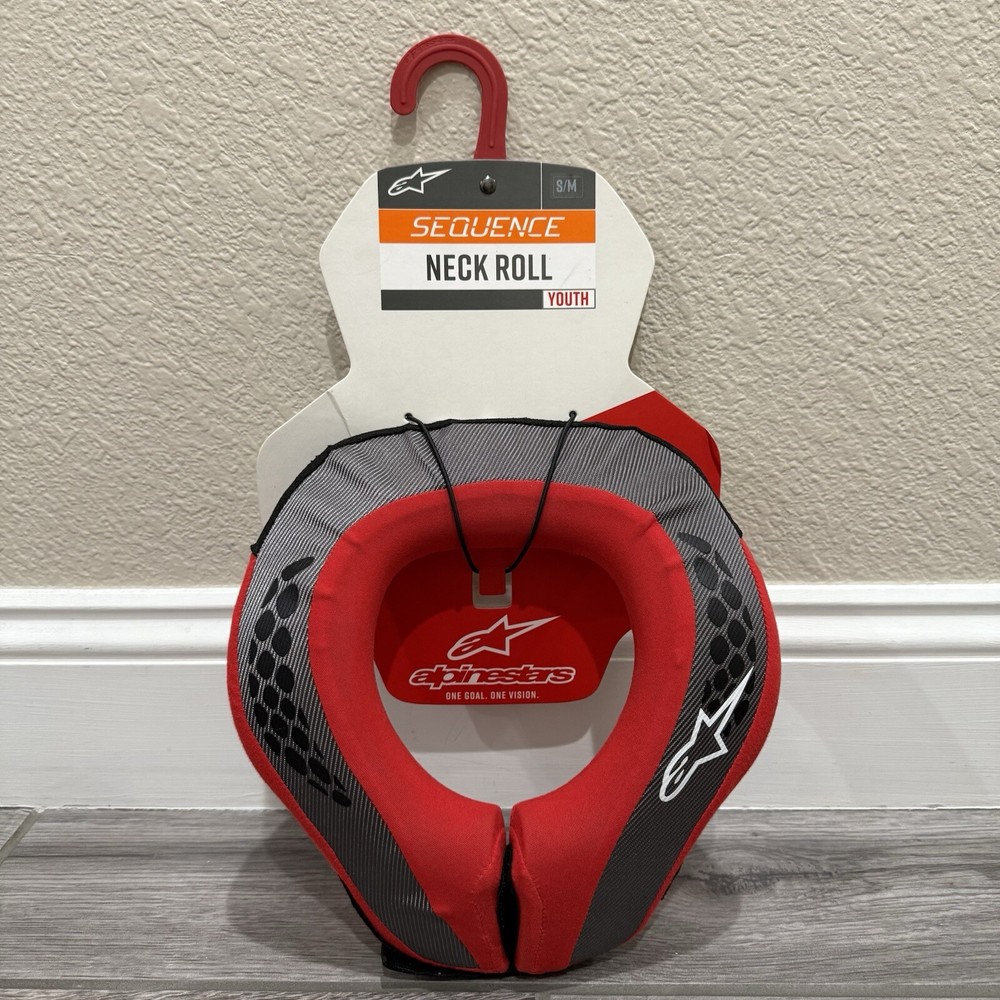 ALPINESTARS Sequence Youth Neck Roll = Black Red - Size S/M