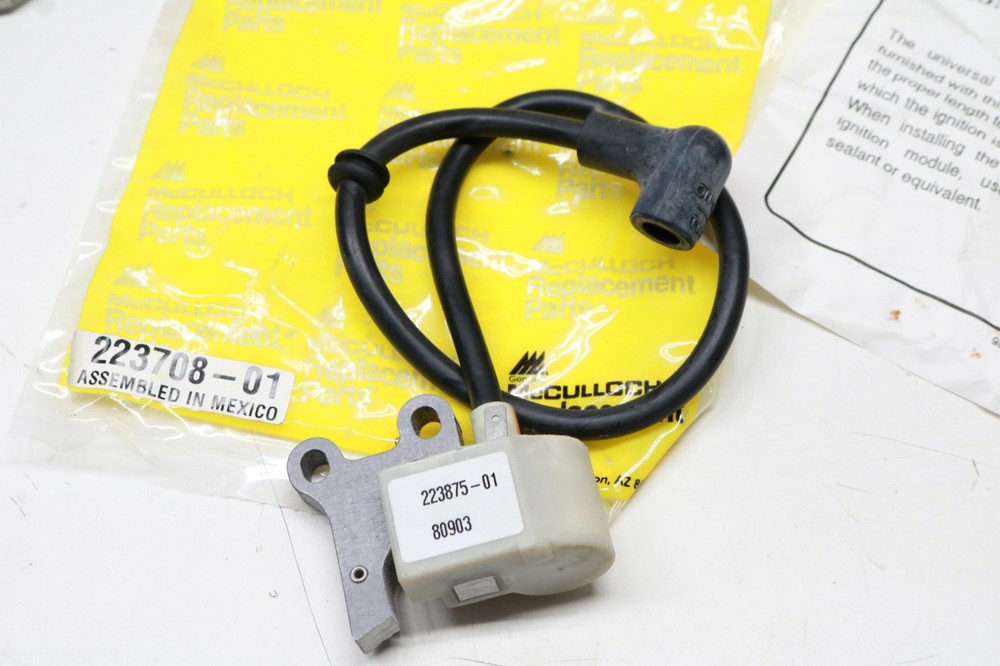 Genuine OEM McCulloch Chainsaw Electronic Ignition Coil Module 223876-00 Pro Mac