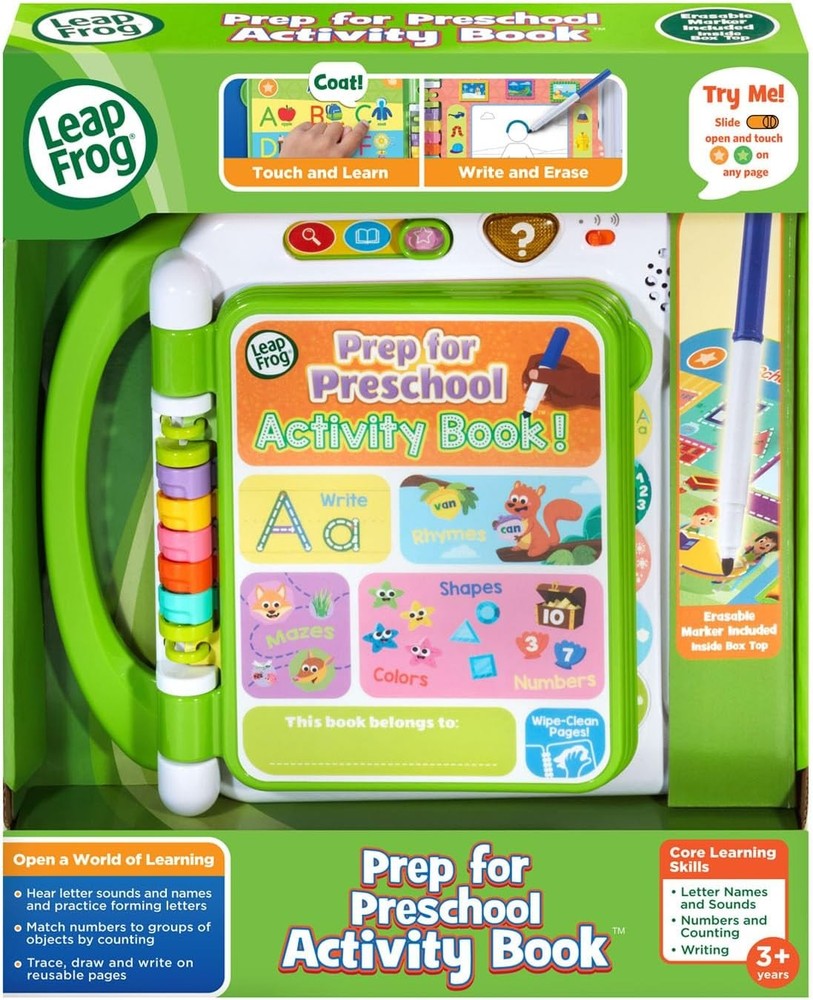 LeapFrog Prep for Preschool Activity Book Green
