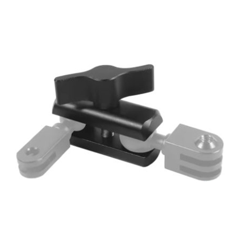 Extension Arm Mount Clamp for 17mm Head Clip Holder for Action Camera