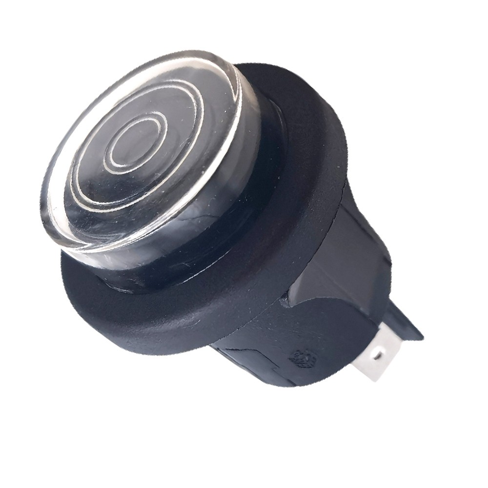 Reset Push Switch 4Pin Black 16A 125/250VAC Waterproof for RL5