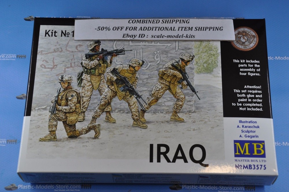 Master Box 3575 Events. Kit #1 US Marines 1/35