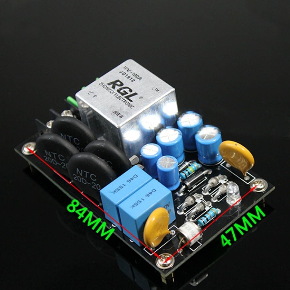 AC 110V 100A Anti-thunder High Power Supply Delay Soft Start Board For Amplifier