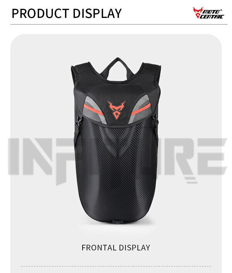 Flash Red Motorcycle Backpack Waterproof Helmet Luggage Backpack Men Accessories