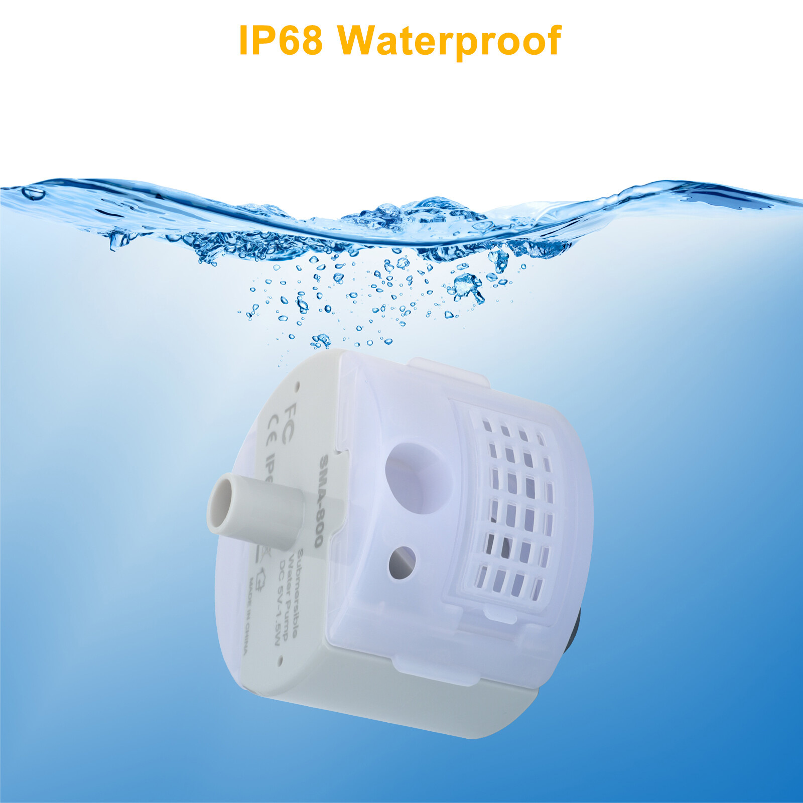 Pet Water Fountain Pump Replacement Pump for Stainless Steel Cat Water Dispenser