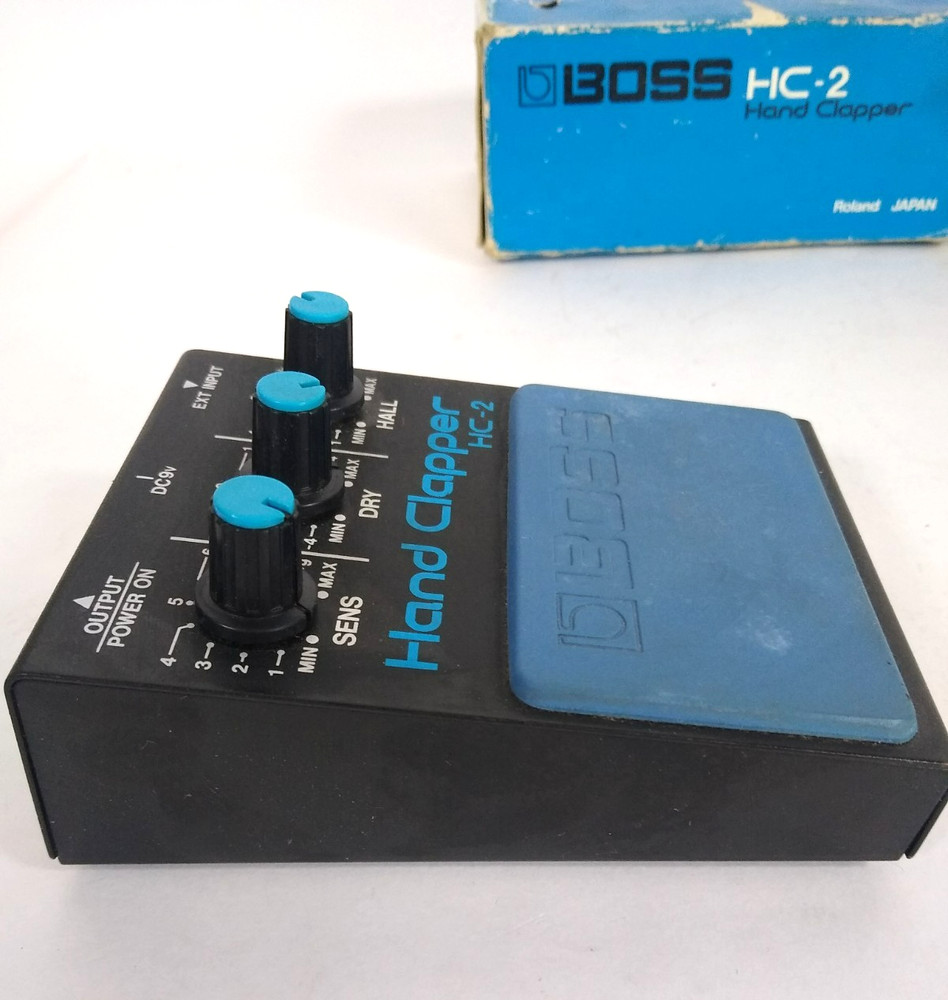 Vintage Boss HC-2 Hand Clapper w/box and instructions, Untested