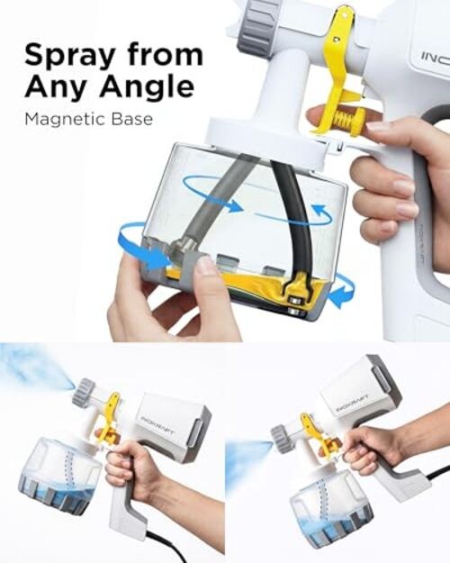 Paint Sprayer, Bob Vila Awards HVLP Sprayer Includes 3 Patterns & Deep-White