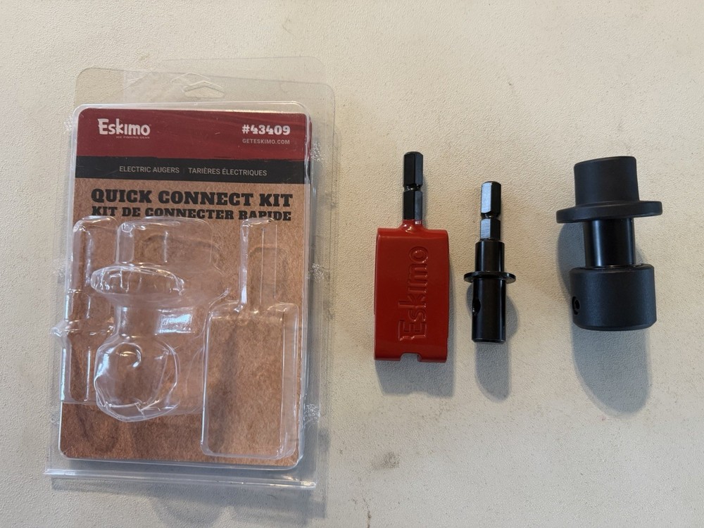 Eskimo 43409 Quick Connect Kit, Electric Augers, Red