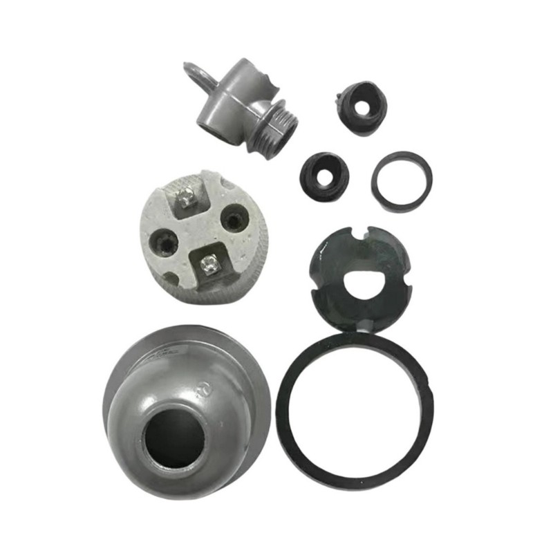 E27 Screw In Waterproof Light Socket with Heat Resistant Ceramic Head