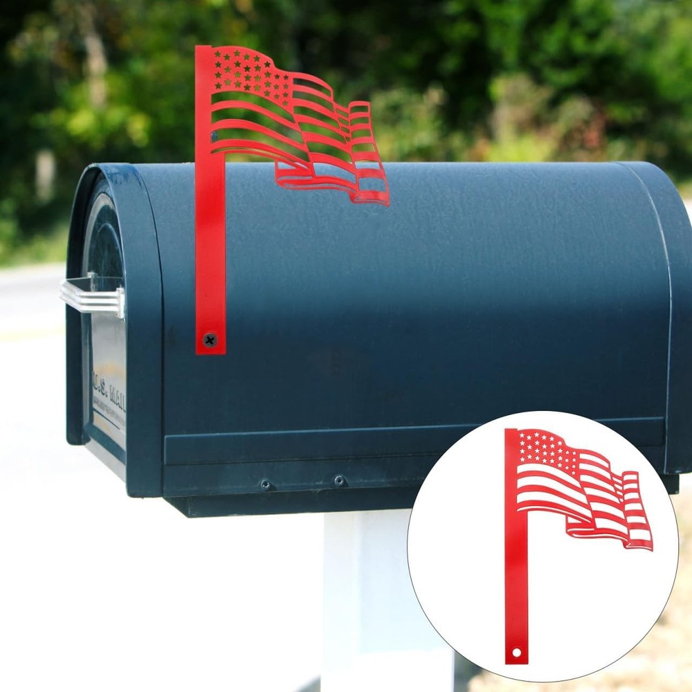 Professional Mailbox Flag Mailbox Replacement Flag Flag Shape Mailbox Stake Deco