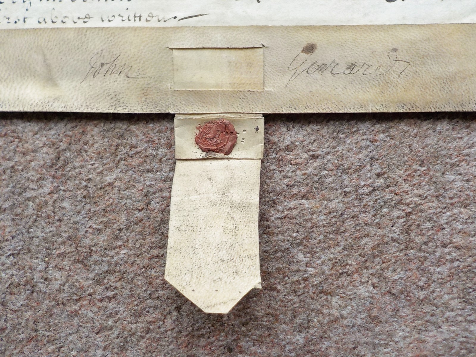 1709 London Covent Garden Drury Lane Vellum Deed Indenture + extra Document