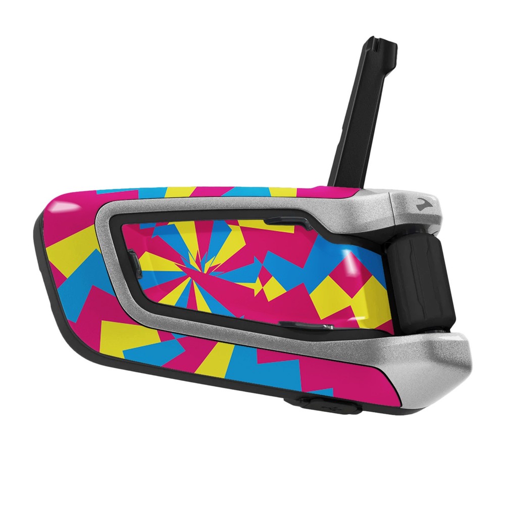 For Cardo Packtalk BOLD Protective Wrap Sticker Cover Abstract Triangle