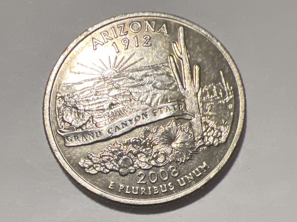 2008 Arizona P State Quarter - BU - Uncirculated
