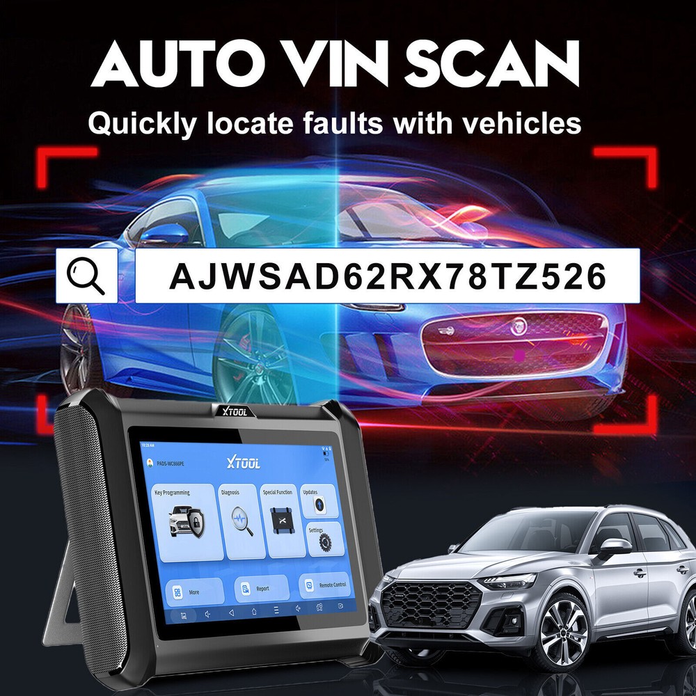 USED XTOOL X100PAD S OBD2 Car Diagnostic All Systems Diagnostic IMMO Coding Tool