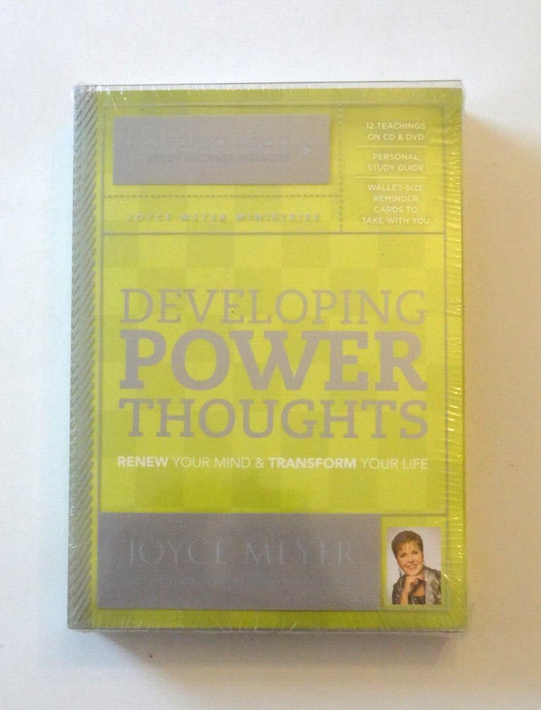 Developing Power Thoughts Action Plan CD/DVD Set & Study Guide by Joyce Meyer
