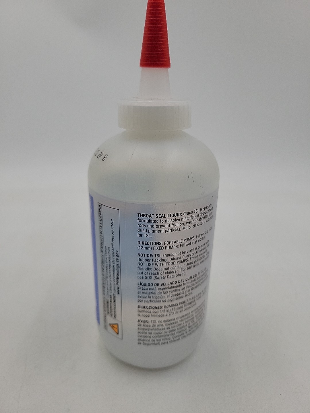 Graco 8 oz Pump Sprayer Throat Seal Liquid for Airless Paint Spraying 206994