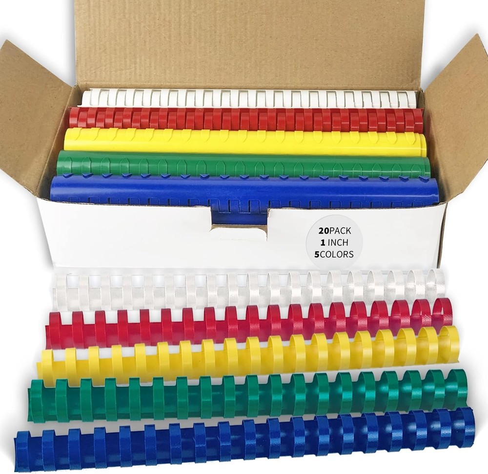 Plastic Binding Comb Spines for Document Binding