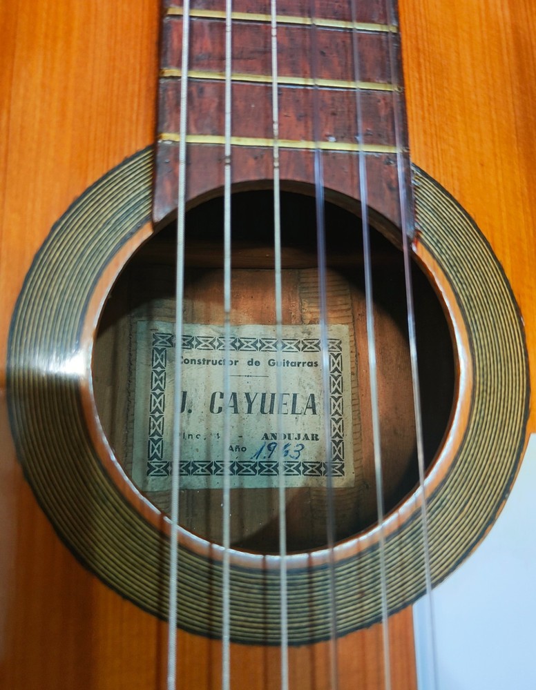 Historic Guitar Javier Cayuela 1963