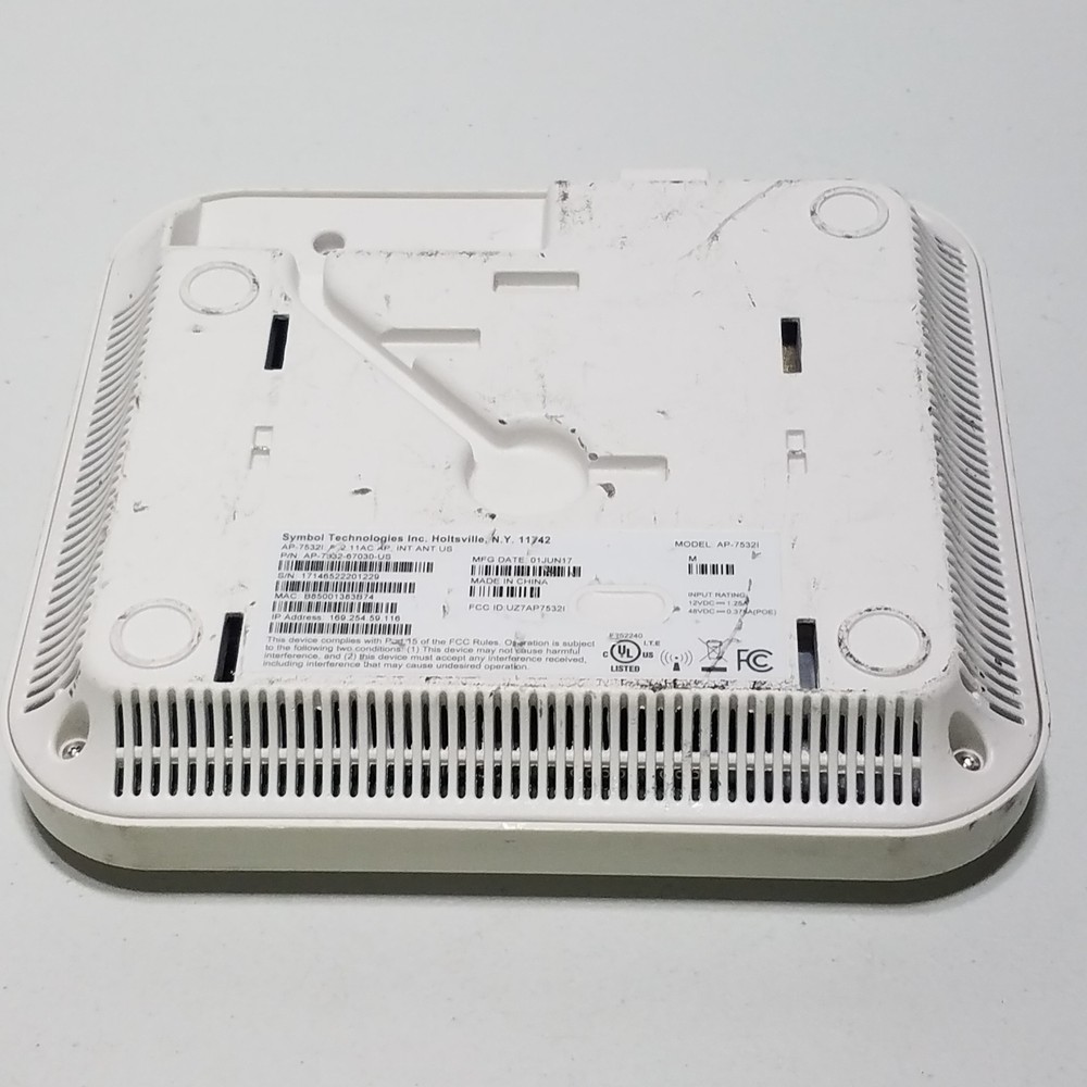 Symbol Technologies AP-7532I AP-7532-67030-US Wireless Access Point - White