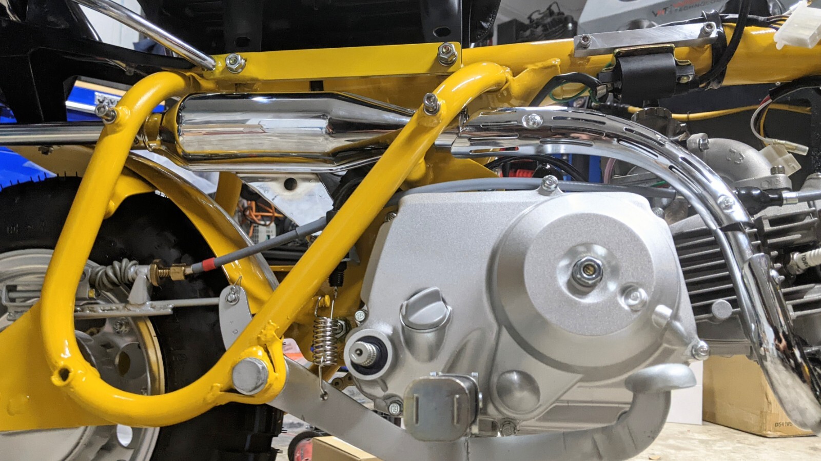 Exhaust - Vintage Style Replica Muffler & Header Kit - Honda Z50 Z50a K0 K1 K2