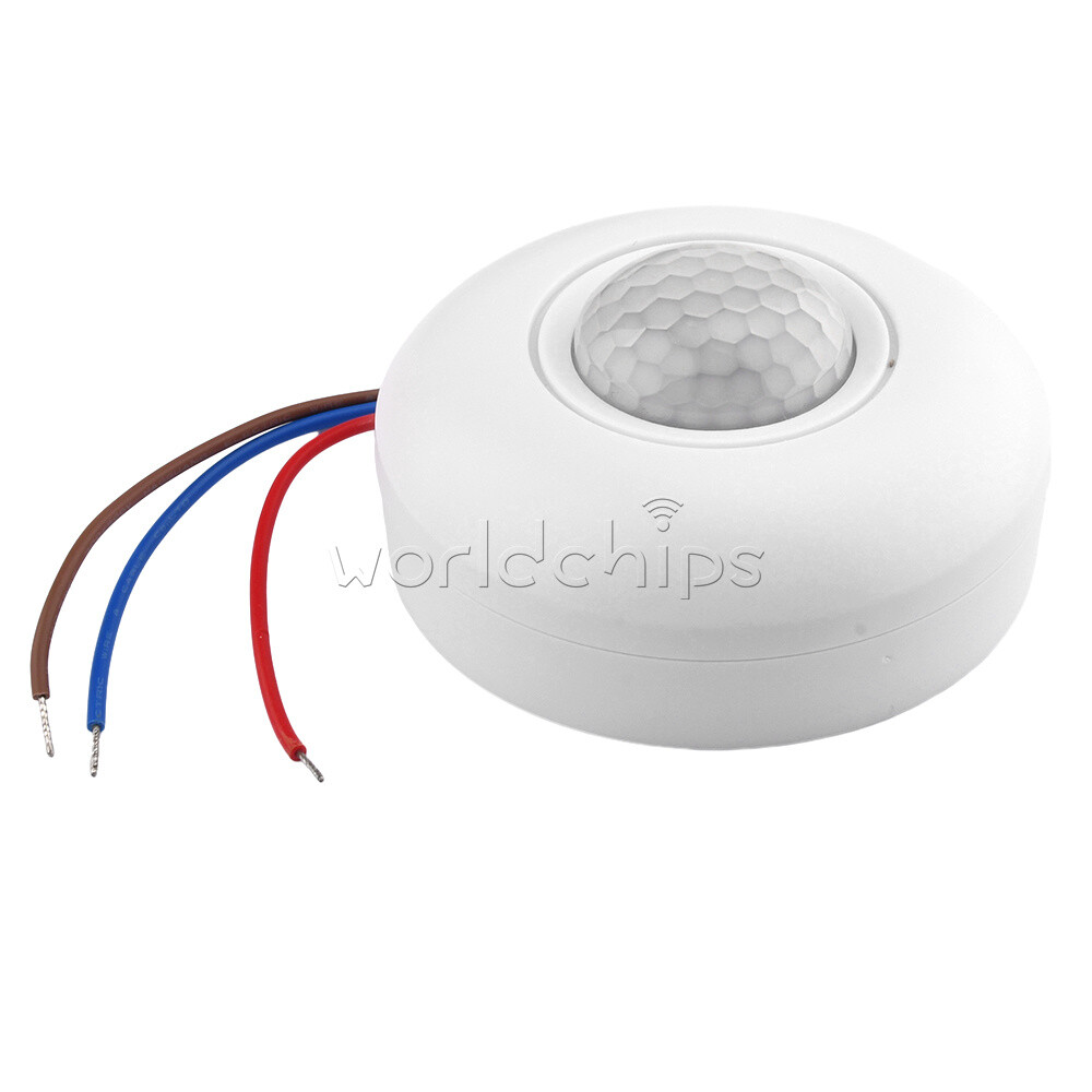 AC85-265V Infrared PIR Motion Induction Sensor Switch For LED Ceiling Light