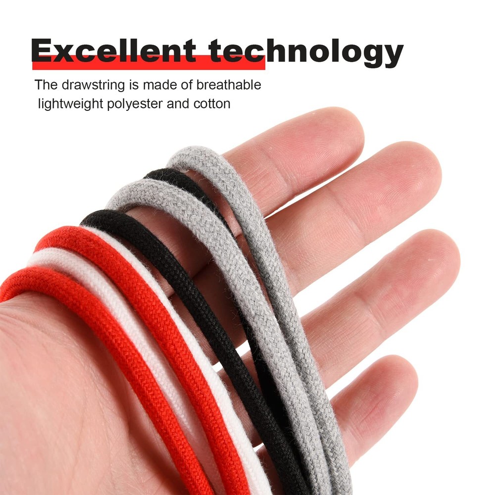 Drawstring Cord Replacement Set with Easy Threaders Cord Locks & Elastic Bungee