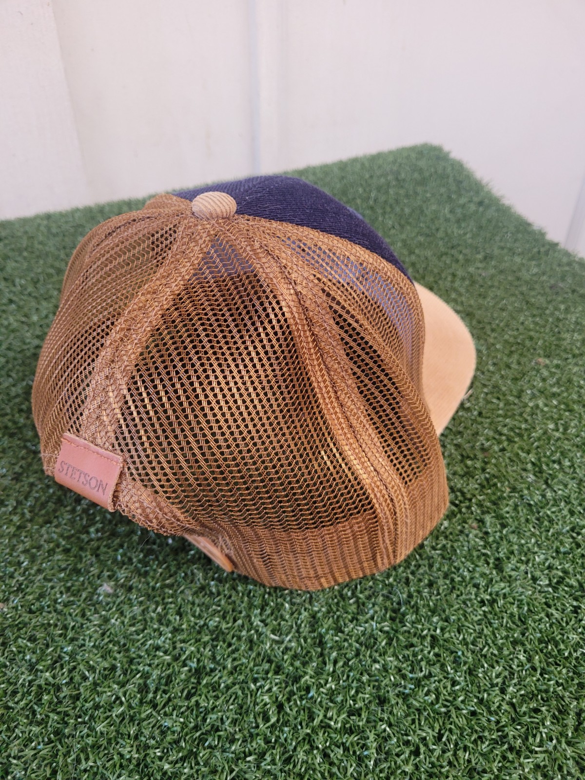 STETSON 'LIVE THE LEGEND' FELT TRUCKER CAP / HAT w/ Steer Head Patch SNAP Back