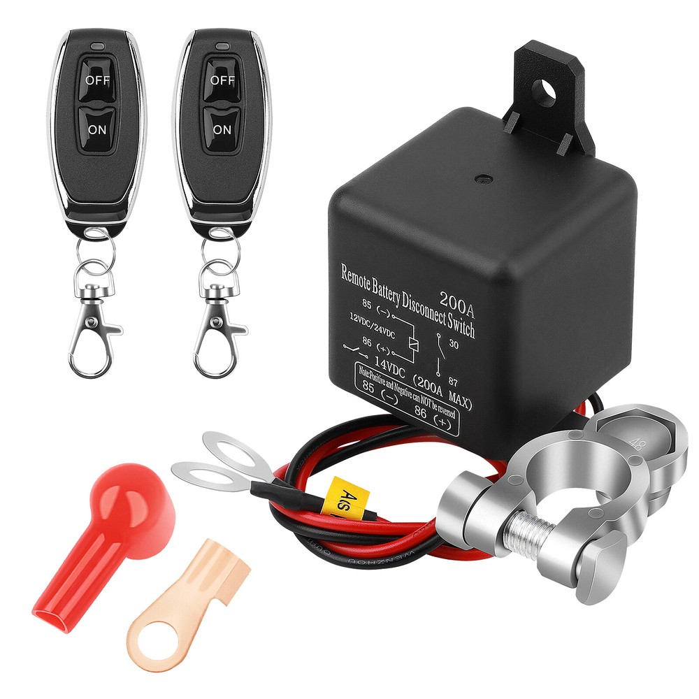 Car Battery Switch Disconnect Power Kill Master Isolator Cut Off Remote Control