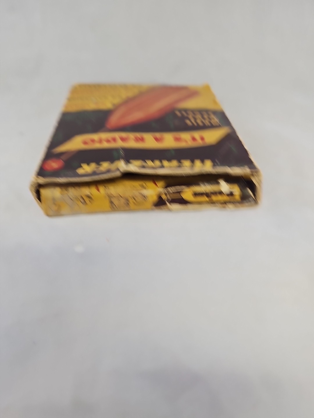 1950s HEAREVER ROCKET SHIP CRYSTAL RADIO with ORIGINAL Box