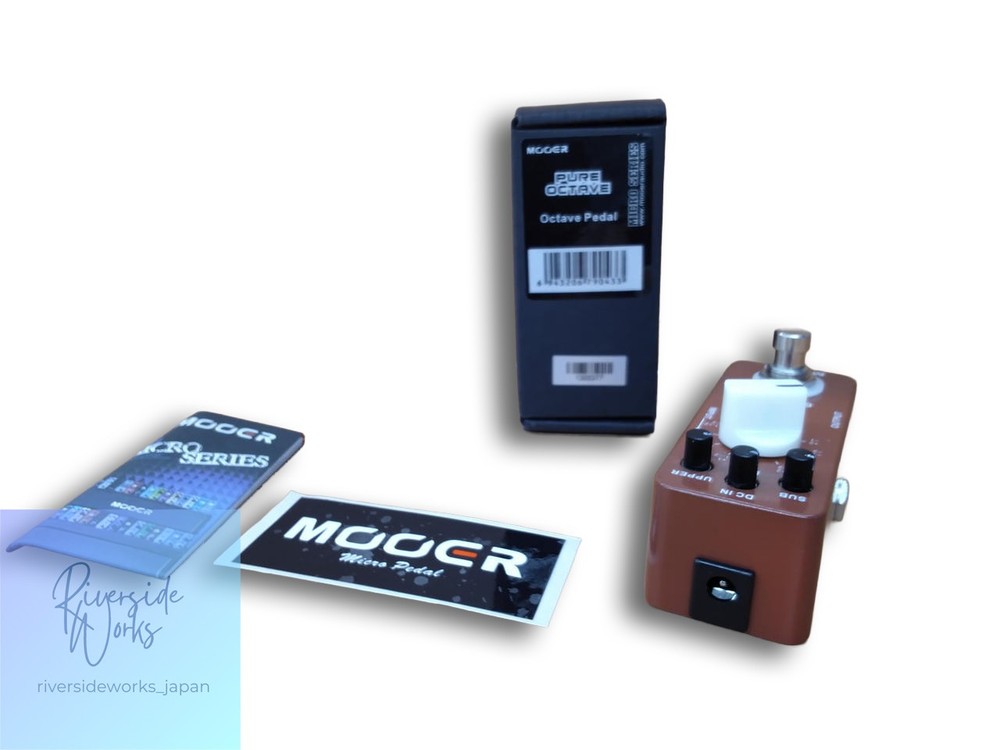 MOOER Pure Octave Effect Pedal - Compact Octave Generator JP