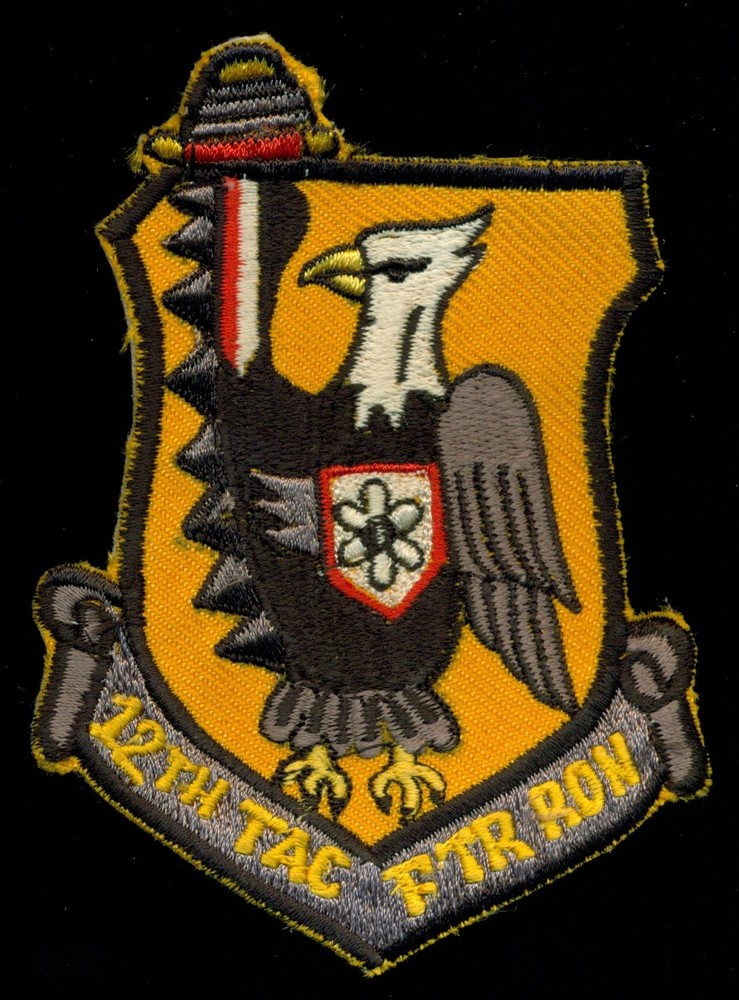 USAF 12th Tactical Fighter Squadron Patch N-23