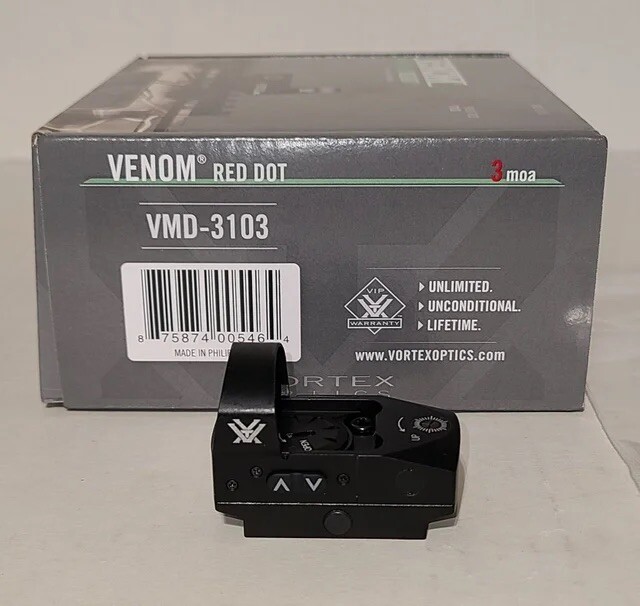 Original Vortex Venom Red Dot Sights 3 MOA Black (VMD-3103)