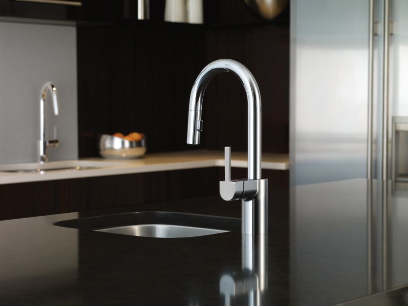 NEW Moen 5965 Align One-Handle Pulldown Bar Faucet w/ Power Clean Reflex Chrome