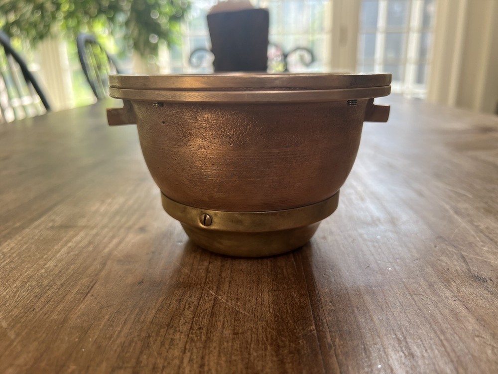 E.S. Ritchie & Sons Boston Nautical Box Ship Compass 1925