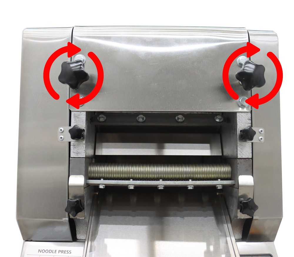 Vertical Electric Dough Roller Dough Press Noodle Machine with Round Cutter Head