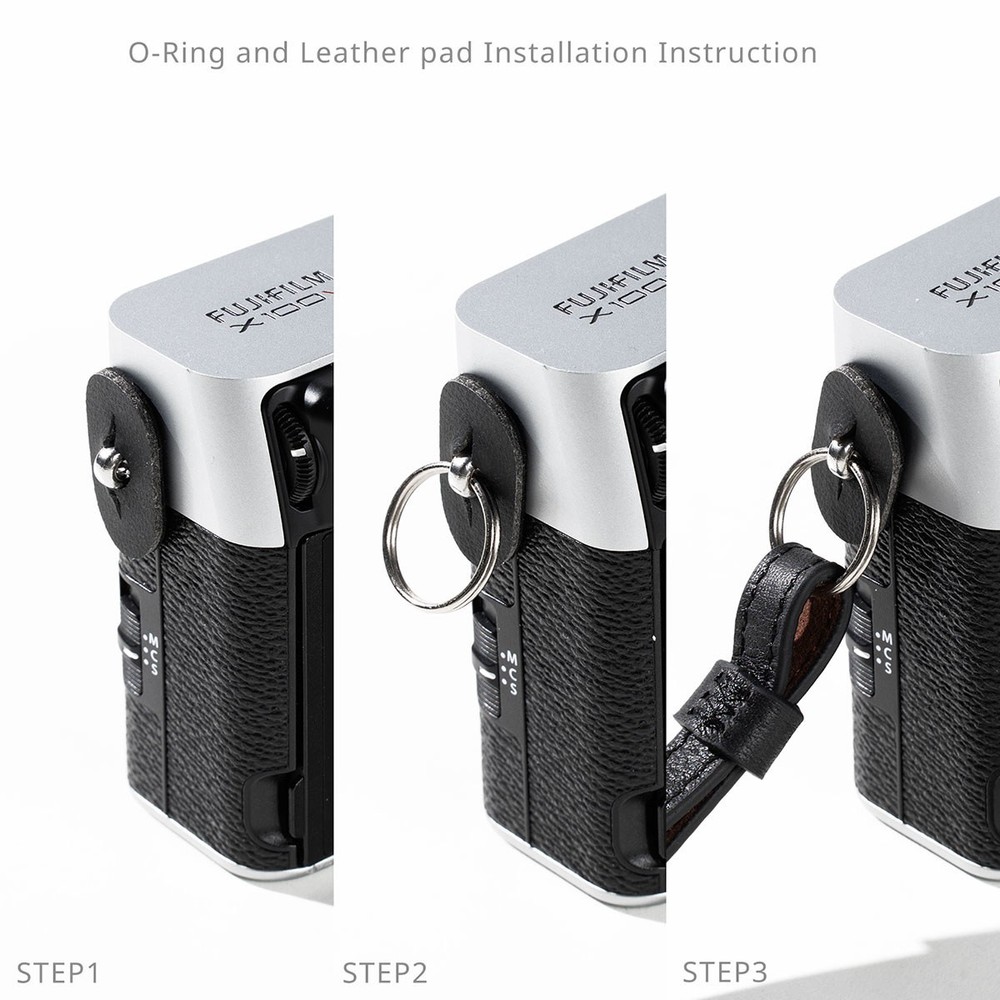 SmallRig Universal Leather Camera Shoulder Strap, Black