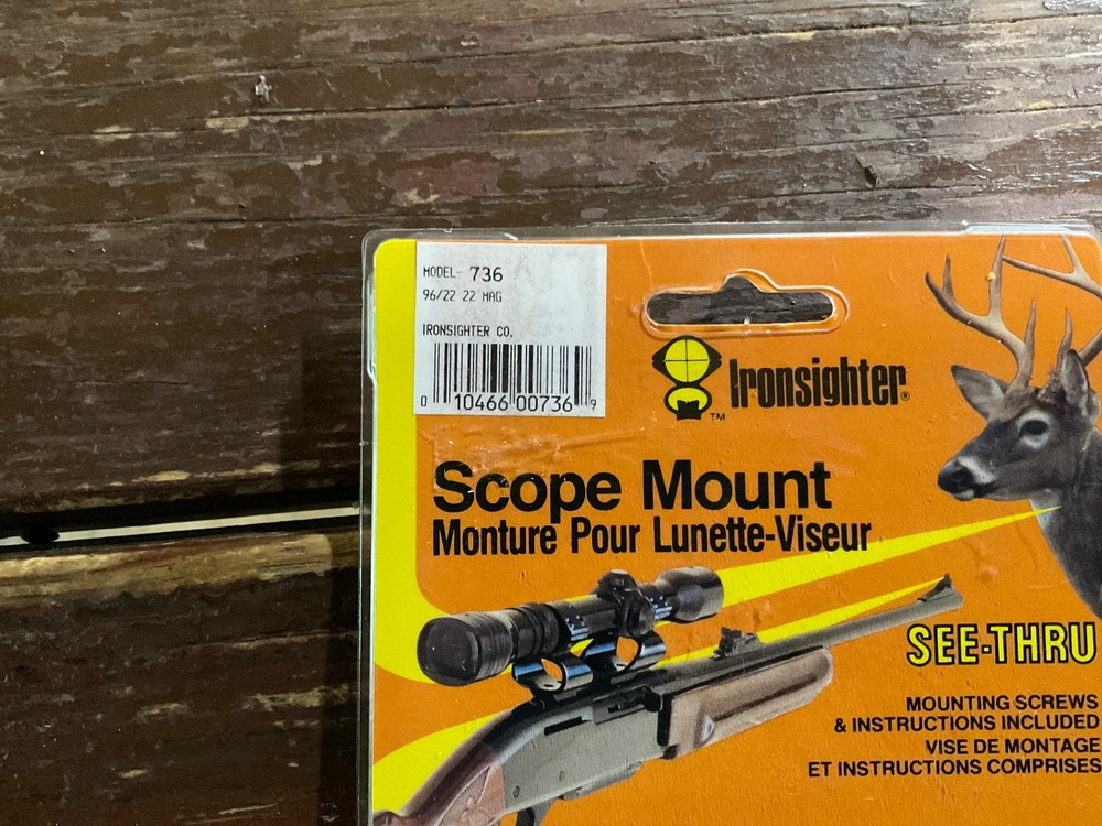 Holden Ironsight Model 736. See Thru Scope Mount