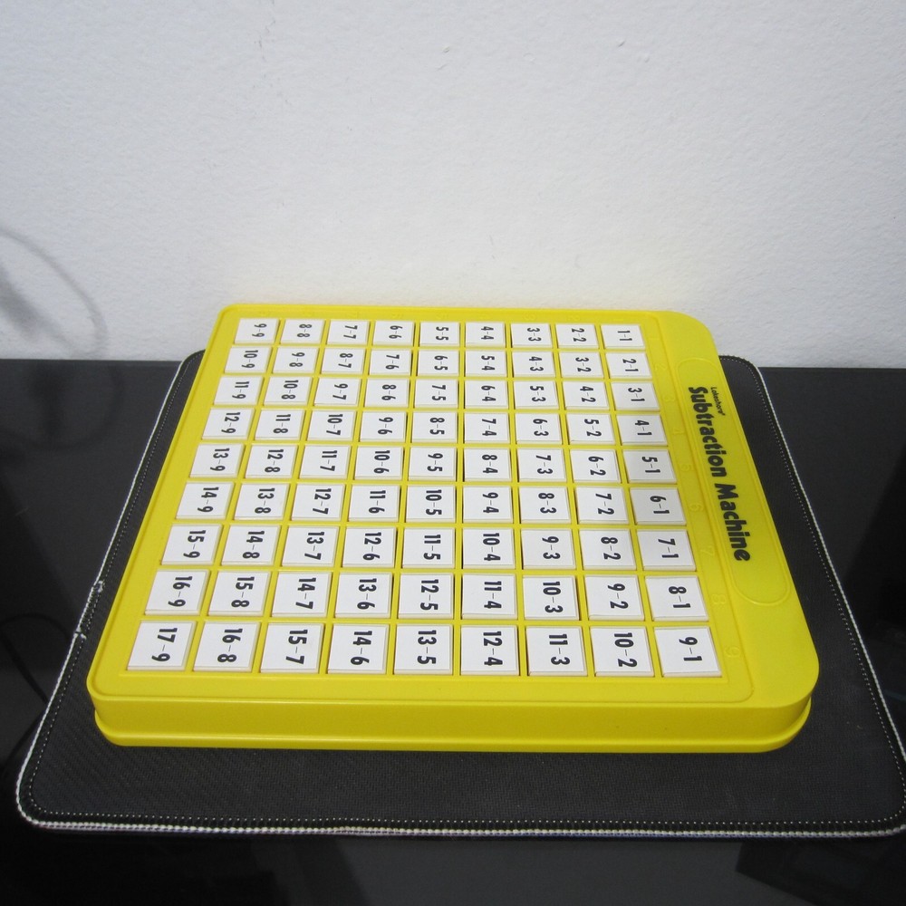 Lakeshore Subtraction Push Button Machine Math Learning Homeschool