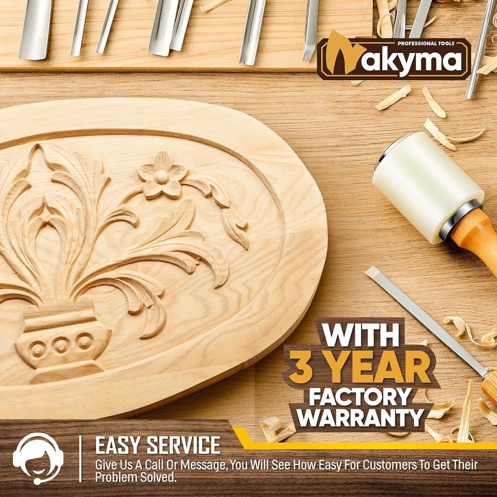 Wood Carving Kit, Set - Onesize, Original Color