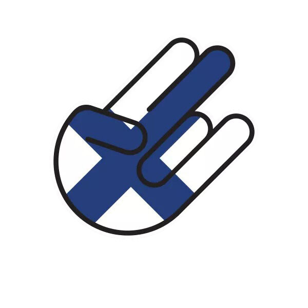 Finnish Shocker Sticker Decal
