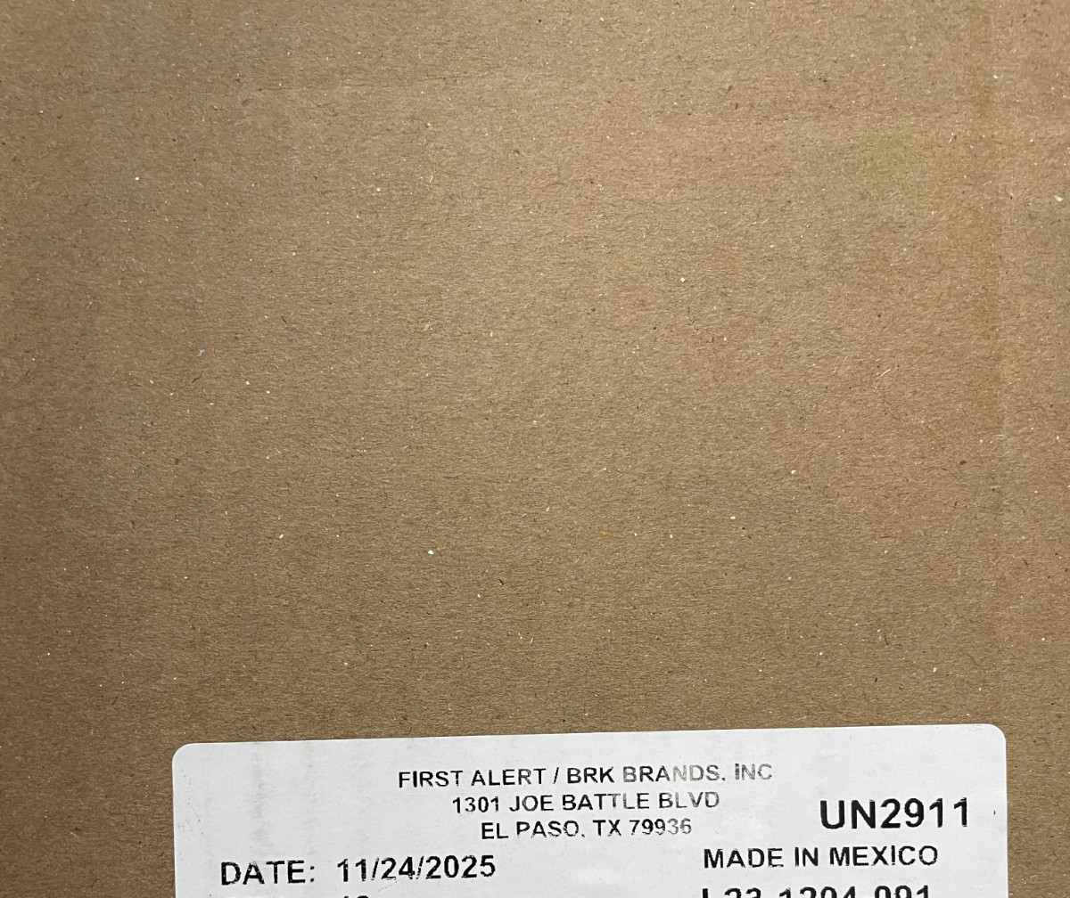 BRK SMICO105-AC Smoke/Carbon Mono Alarm Pack of 6