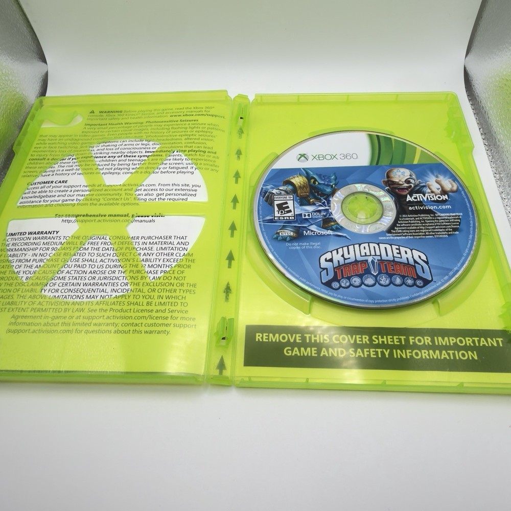 SKYLANDERS Trap Team Xbox 360 Game No Manual